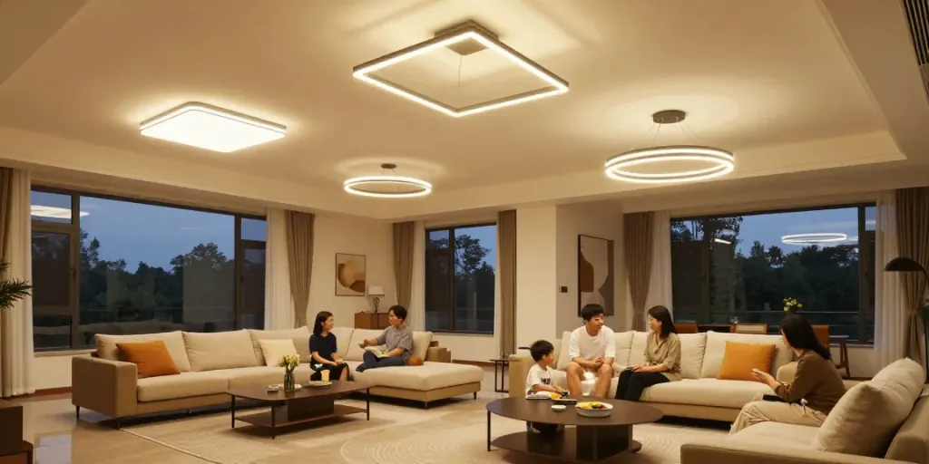 Lustre living moderne pentru un iluminat elegant în confortul casei tale, furnizate de un profesionist de încredere.