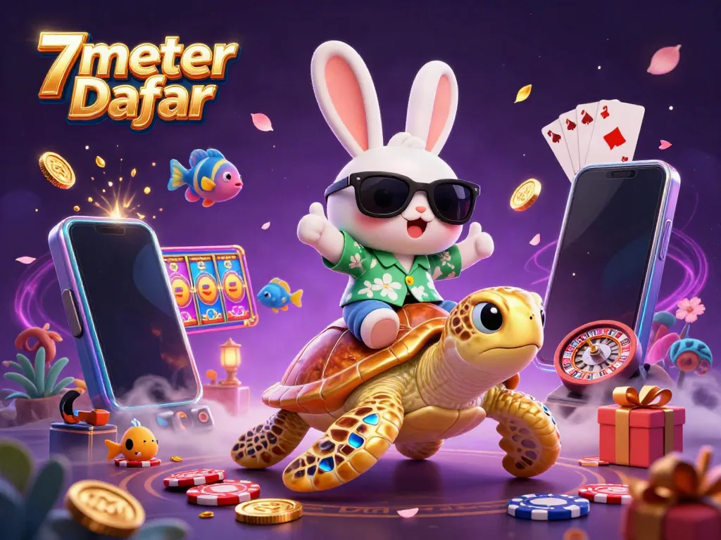 Experience the exciting world of games at 7meter Daftar with vibrant characters and dynamic gaming elements.